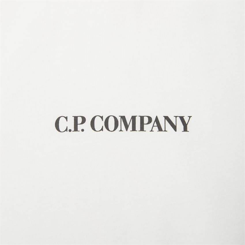 C.P. Company T-shirts TS048A 6011W SS23 OFF WHITE